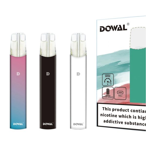 Dubai Relx Vape Pod Dowal Vape uudelleentäytettävä paketti-4 Tyhjä pod Atomizer Vape Pod COKII DOWAL uudelleentäytettävälle sarjalle E-savuke-1PCS / 1 laatikko