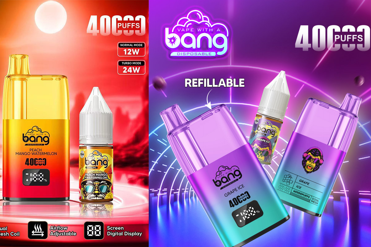 bang vape 40k uudelleentäytettävä