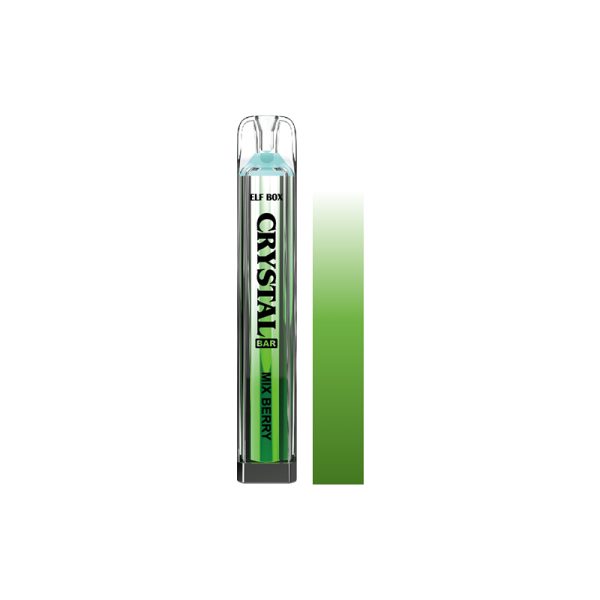 elf box kristallipalkki 600-6 Vape Elf Box Crystal Bar 480 puff E-savuke-10PCS/1 laatikko